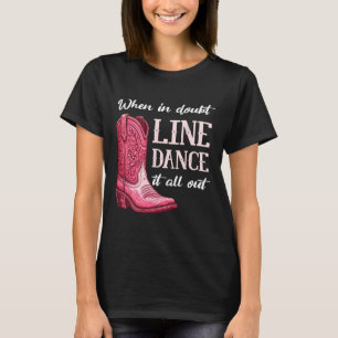 Camiseta Garota de dança da linha do campo