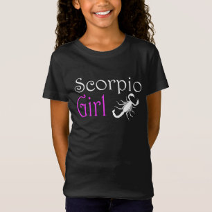 Camiseta garota de escorpião