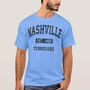 Camiseta garota de esportes atléticos de Nashvilleennesseen