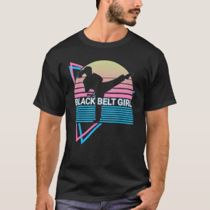 Camiseta Garota de Faixa Preta - Judô Karatê Jiu Jitsu Taek