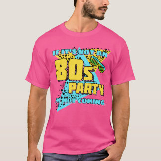 Camiseta Garota de festa retrô dos anos 80