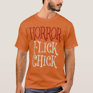 Camiseta Garota de Filme de Terror Fã de Filme de Halloween