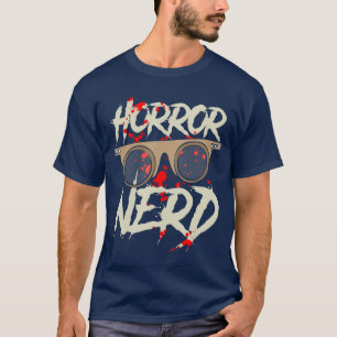Camiseta garota de filme de terror nerd de terror
