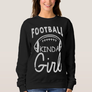 Camiseta Garota de Futebol para Fãs e de Futebol Americano