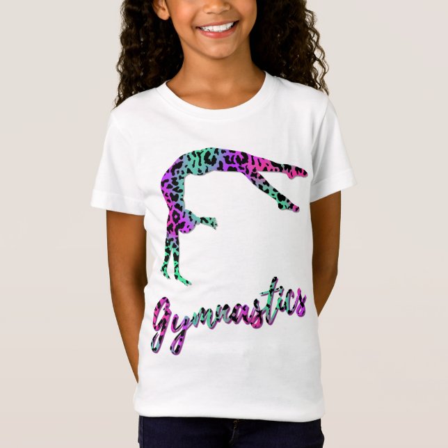 Camiseta Garota de ginástica selvagem | Ginástica de Impres (Frente)