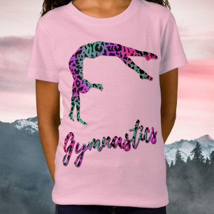 Camiseta Garota de ginástica selvagem   Ginástica de Impres