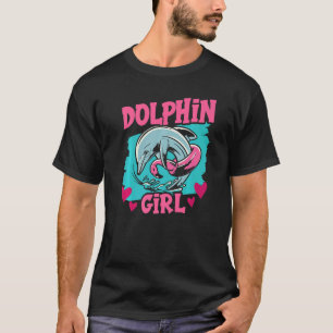 Camiseta Garota de Golfinho Garotas Golfinhos Fofa