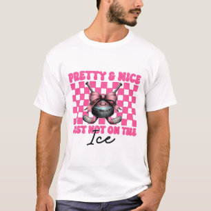 Camiseta Garota de Hóquei Coquette Arco Bonito Legal Só Não