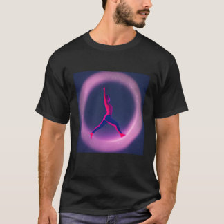 Camiseta Garota de Ioga Feminino Saudação ao Sol Meditação 