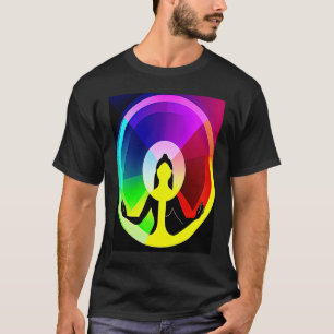 Camiseta Garota de Ioga Feminino Saudação ao Sol Meditação