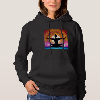 Camiseta Garota de Ioga Feminino Saudação ao Sol Meditação