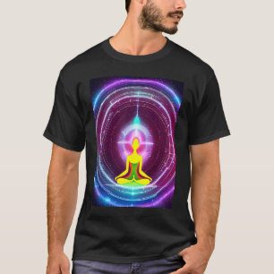 Camiseta Garota de Ioga Feminino Saudação ao Sol Meditação