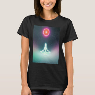 Camiseta Garota de Ioga Salutação ao Sol Feminina Meditação