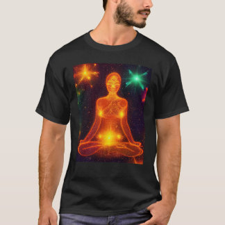 Camiseta Garota de Ioga Salutação Solar Feminina Meditação 