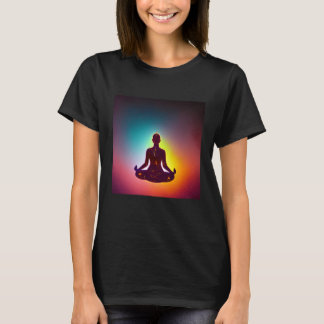 Camiseta Garota de Ioga Salutação Solar Feminina Meditação 