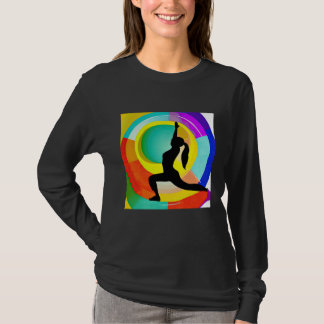 Camiseta Garota de Ioga Saudação Solar Feminina Meditação C