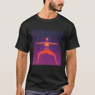 Camiseta Garota de Ioga Saudação Solar Feminina Meditação C