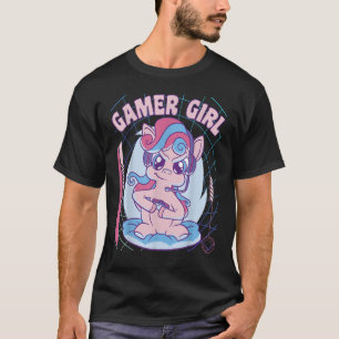 Camiseta Garota de Jogador Unicórn