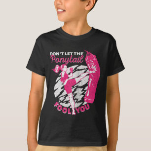Camiseta Garota de Kickboxing Muay Thai Não Deixe a Trança 
