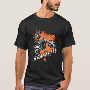 Camiseta Garota de Moto de Terra Braaap Supercross Garota d