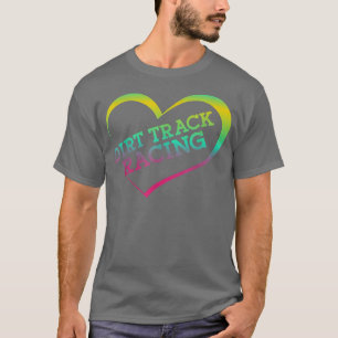 Camiseta Garota de Namorada de carro de corrida de saia