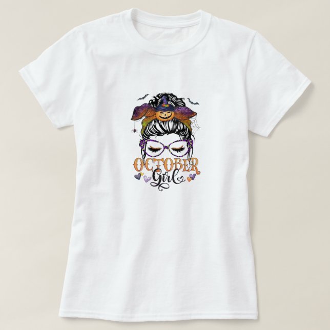Camiseta garota de outubro (Frente do Design)