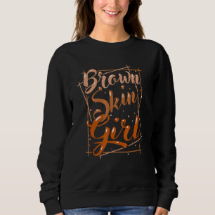 Camiseta Garota de Pele Morena Rainha da Melanina Preta Mul