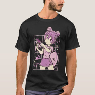 Camiseta Garota de Ping Pong Jogadora de Tênis de Mesa Garo