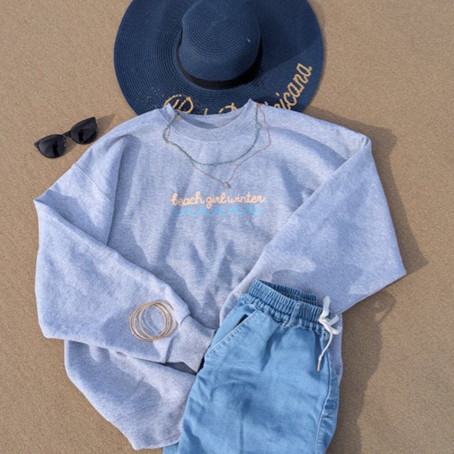 Camiseta Garota de Praia Inverno  (Criador carregado)