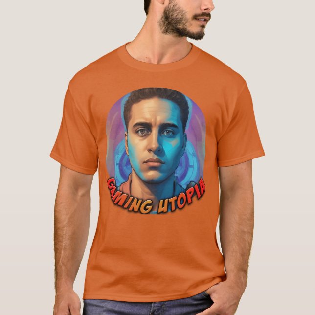 Camiseta Garota de presente da Utopia de jogos (Frente)