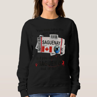 Camiseta Garota de Saguenay Cartão de Embarque de Saguenay