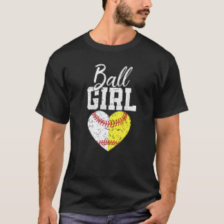 Camiseta Garota de Softbol Para Mulher Arremessadora Apanha