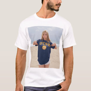 Camiseta Garota de Surfista da UCSB. PAPAIS NOEIS UC Barbar