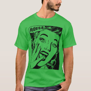 Camiseta Garota de Terror do Grito de Halloween Assustador