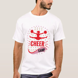 Camiseta Garota de torcida de acampamento de torcida Dizend