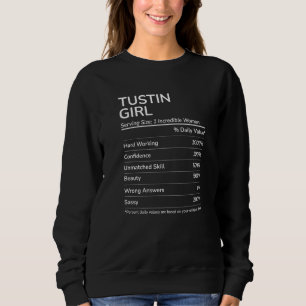 Camiseta Garota de Tustin Engraçada Cidade Natal Califórnia