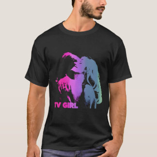 Camiseta garota de tv saída francesa estética lovers rock d