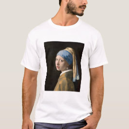 Camiseta Garota de Vermeer com Pérolas