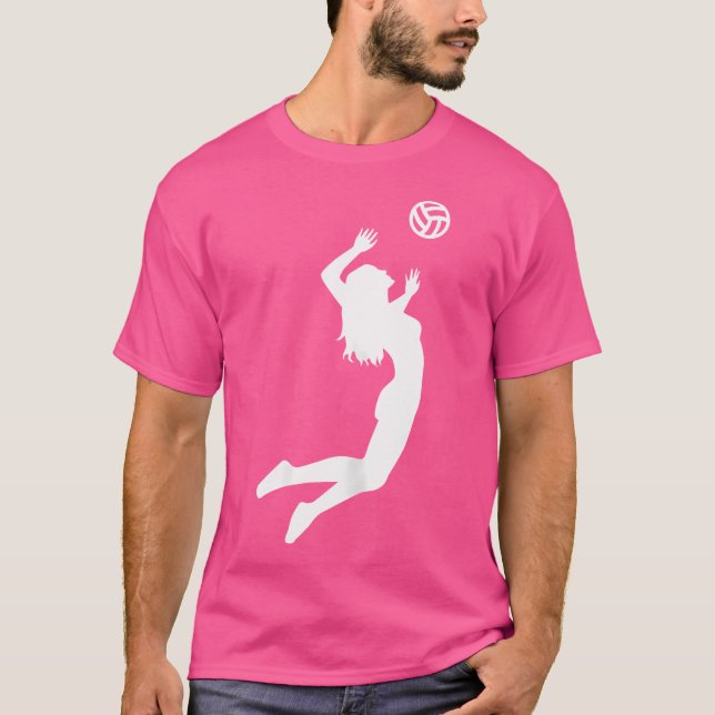 Camiseta Garota de Voleibol (Frente)
