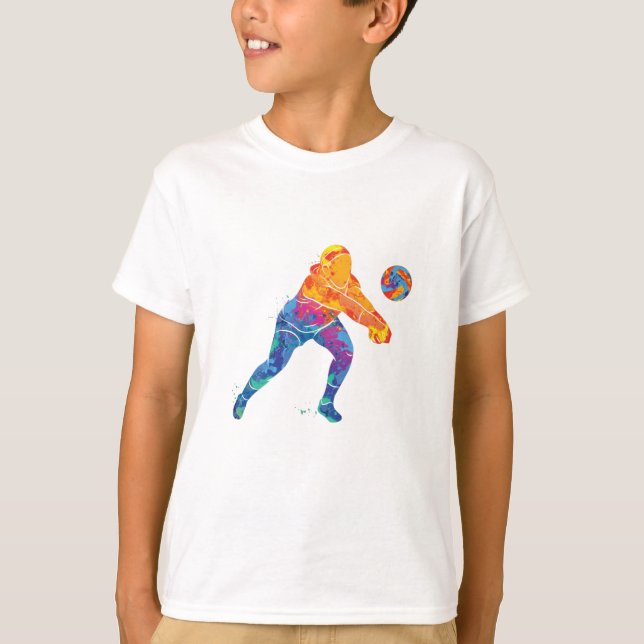 Camiseta Garota de Voleibol de Água (Frente)