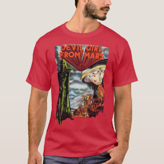 Camiseta Garota Diaba De Marte Cult Clássica Horror Arte Fã