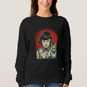 Camiseta Garota Diabólica com Gato Diabo