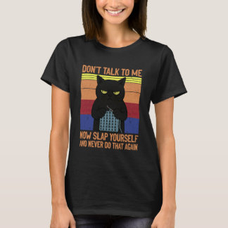 Camiseta Garota Divertida de Crochê de Gato Crochê