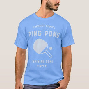 Camiseta Garota do Acampamento de Treinamento de Ping Pong