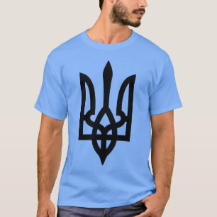 Camiseta garota do Brasão de Armas da Ucrânia