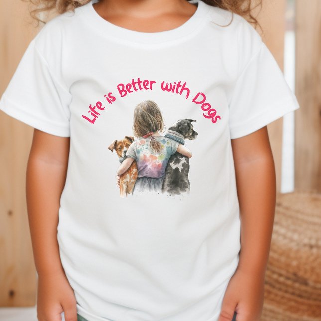 Camiseta Garota do Cachorro (Criador carregado)
