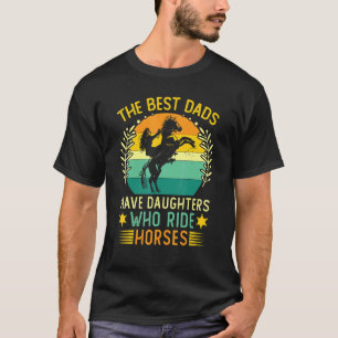 Camiseta Garota do Cavalo Filha Dia de os pais Cavalo Rac
