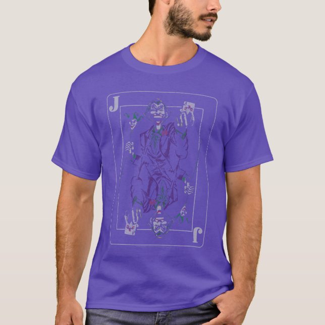 Camiseta garota do Coringa Selvagem da DC Comics Batman (Frente)