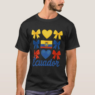 Camiseta Garota do Equador Coquete Laço Herança Hispânica