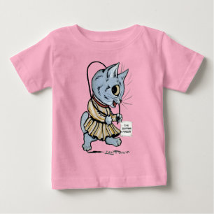 Camiseta Garota do gato, Louis Wain